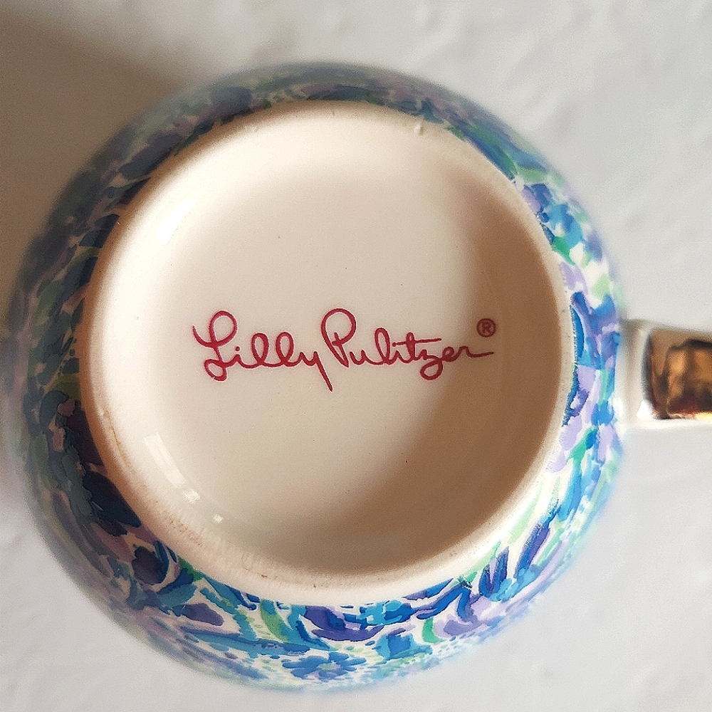 Pair of Lilly Pulitzer High Manetenance 12 Ounce Ceramic Coffee Mugs Tea… - Picture 8 of 13